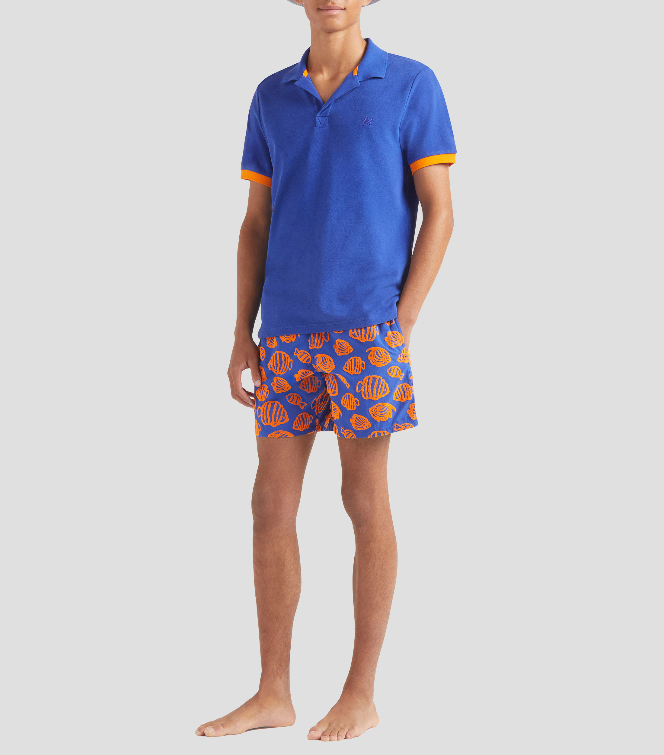 Playera Tipo Polo Manga Corta Hombre